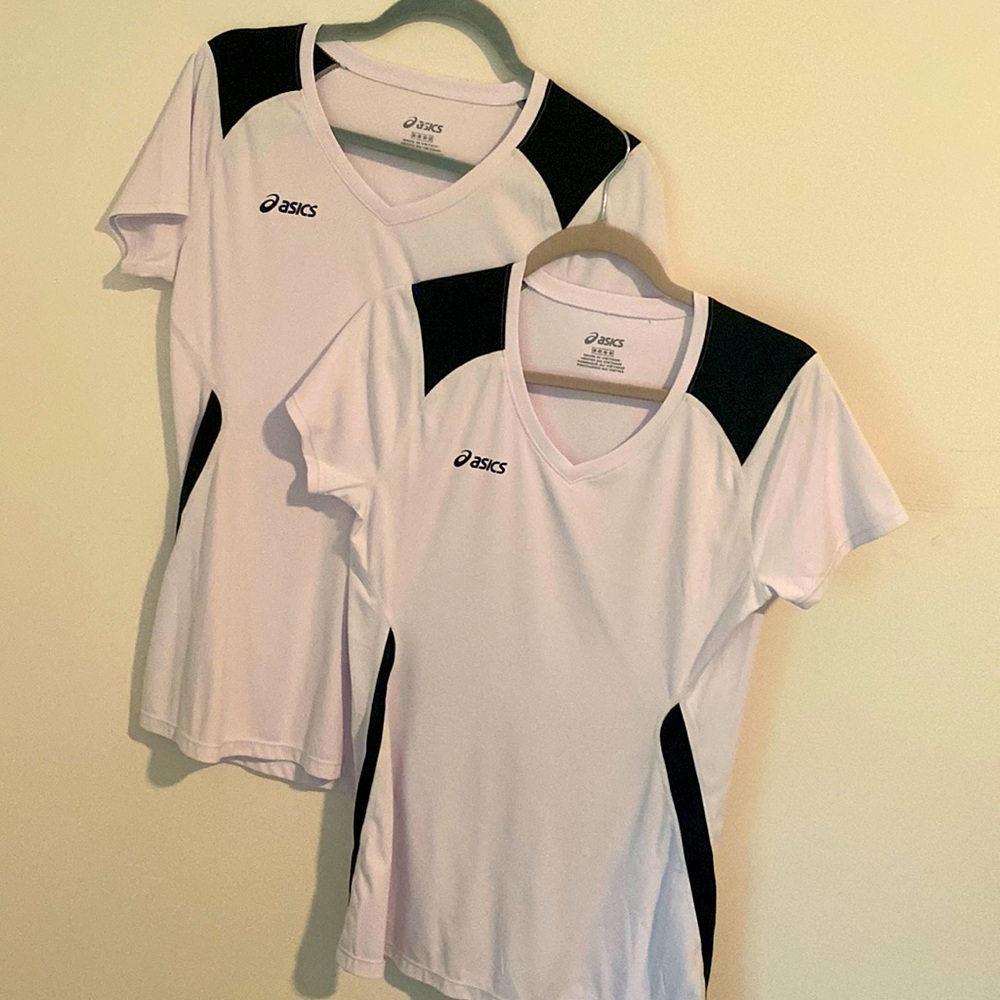 Pair of ASICS tee shirts